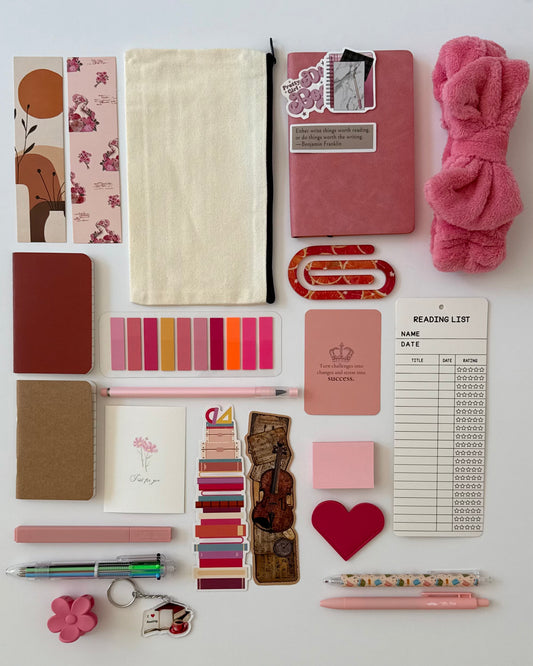 PINK bookish bundle | 20 items