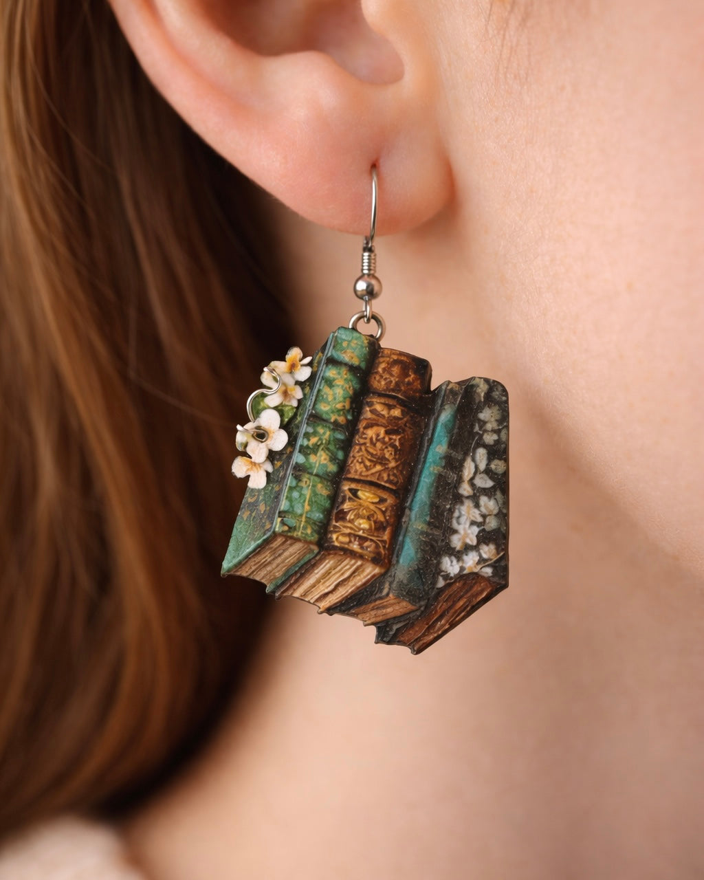 Bookish Earring