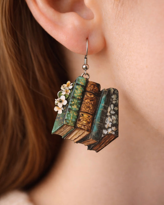 Bookish Earring
